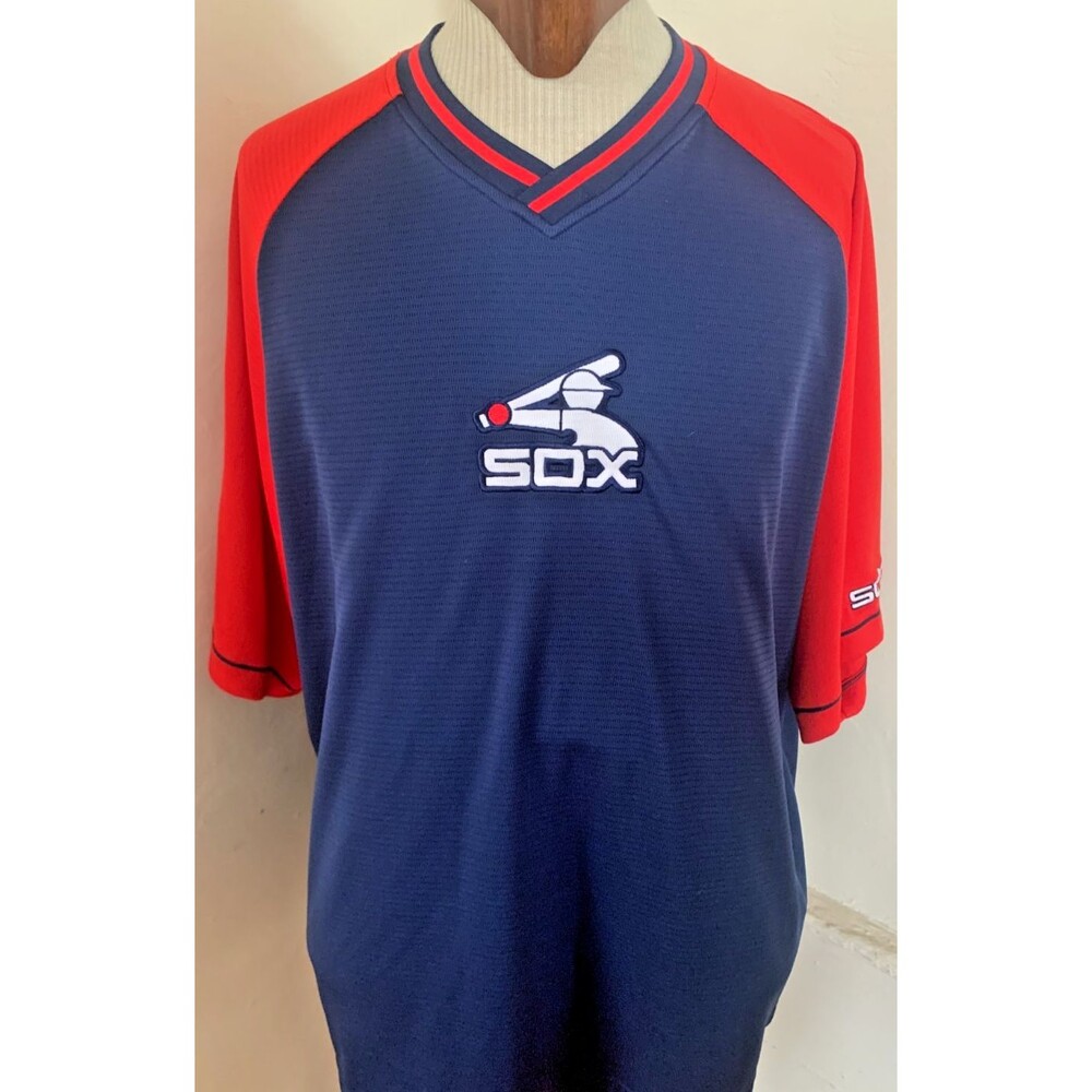 Chicago White Sox Pullover Jersey Mens Size XXL Cooperstown Collection Majestic